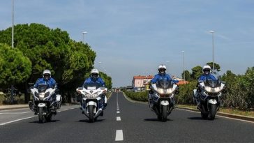 prometna policija motori motocikl