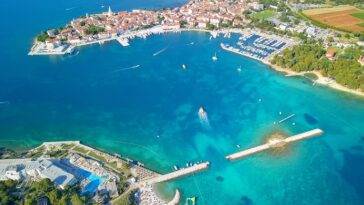 poreč stari grad panorama iz zraka