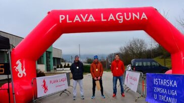 Foto SD Trickeri pazin istarska zimska liga u trčanju treće kolo pazin matija lisec prvi