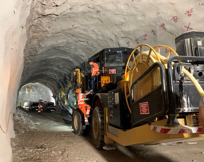 Radovi u Tunelu Učka - foto Bina Istra