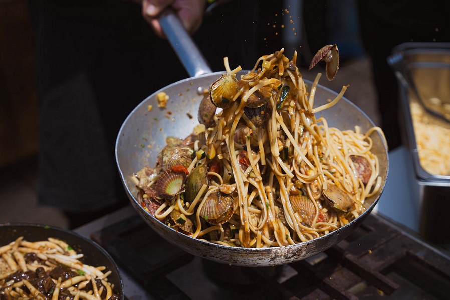 pašta kaneštrele morski lodovi hrana novigrad park food