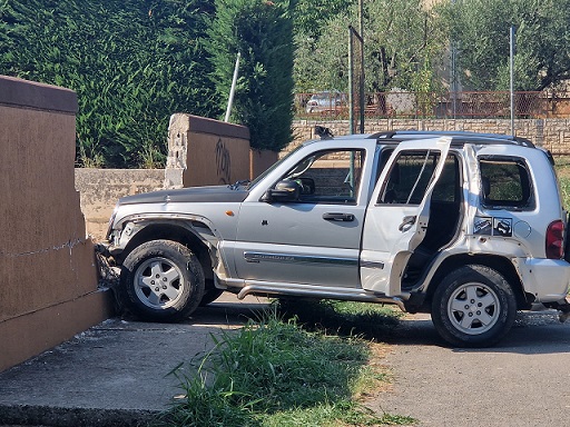 Foto čitatelj Istra Terre Magice prometna nesreća vodovod zid autom sletjela s ceste mate vlašića