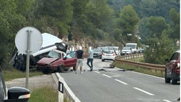 Nesreća u Tarskoj vali - snimio čitatelj prometna